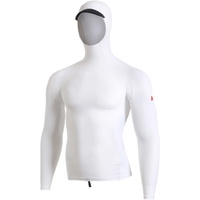 Mens Long Sleeve Utility Pocket Hooded Rash Vest